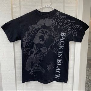 Dope Authentic AC/DC Back In Black MERCH T-shirt